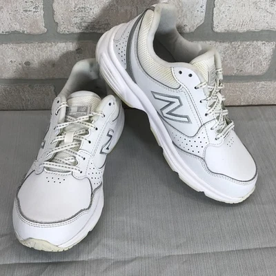 全新 Balance 411 Comfort Ride 运动鞋 女式 7 柔软 白色  — 第 1/4 张图片