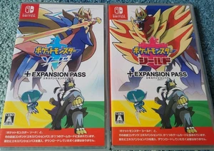 Nintendo Switch Pokemon Sword+Shield Expansion Pass set of 2 - Picture 1 of 6