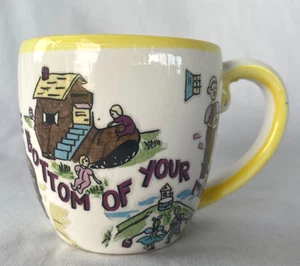 Taza misteriosa de cuento de hadas Adivina quién está en el fondo de tu café Nasco 3 osos - Imagen 1 de 3