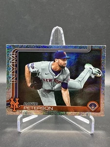 2025 Topps Serie 1 Minorista Plata Holo Speckle David Peterson NY Mets #131 - Imagen 1 de 2