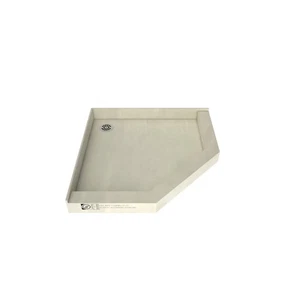 Tile Redi P36Neo-PVC Redi Neo 36" x 36" Neo-Angle Shower Base - Chrome - Picture 1 of 6