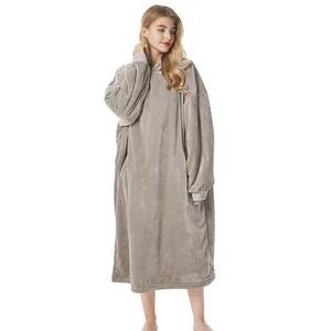 Felicigeely Blanket Sweatshirt,Oversized Fleecehug Hoodie Wearable Blanket,Soft - Picture 1 of 6