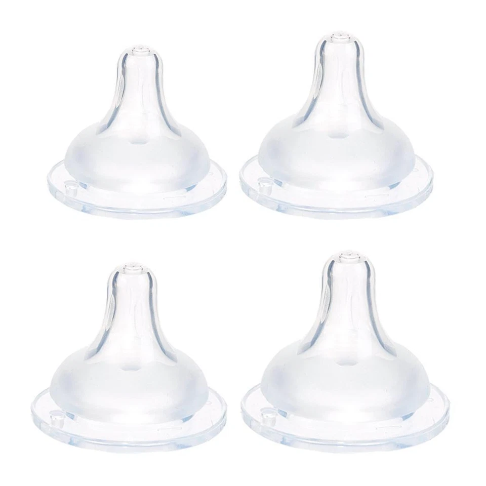 Silikon Baby Schnuller Brustwarzen Schnuller Kleinkind Fütterflasche Sauger