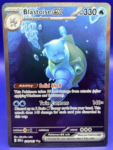 Blastoise ex Special Illustration Rare Scarlet & Violet 151 200/165 NM - Bild 1 von 5