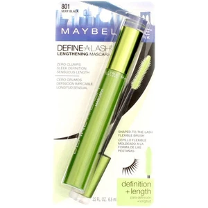 Confezione da 2 mascara lavabili Maybelline Define-A-Lash, molto nero 801, 0,22 fl oz - Foto 1 di 2