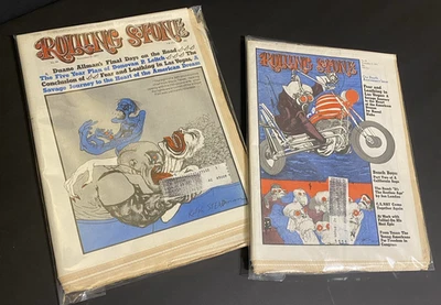 ROLLING STONE MAGAZINE #95 & #96 NOVEMBER 11, 25th 1971 FEAR & LOATHING Thompson - Image 1 of 4
