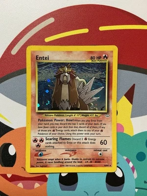 Pokémon TCG Entei Neo Revelations Holo Rare Card 6/64 LP To MP - Image 1 of 4