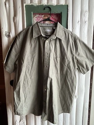 Camisa Zinc 100% Algodón SS Botón Talla XL Foto 1 de 4
