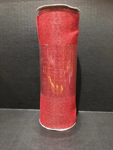 Celebrate It Christmas 9”x6yd Red Ribbon Extra Wide New - Picture 1 of 4