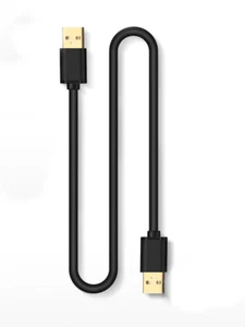 1m USB 2.0 Kabel A Stecker auf A Stecker vergoldet #159 - Bild 1 von 3