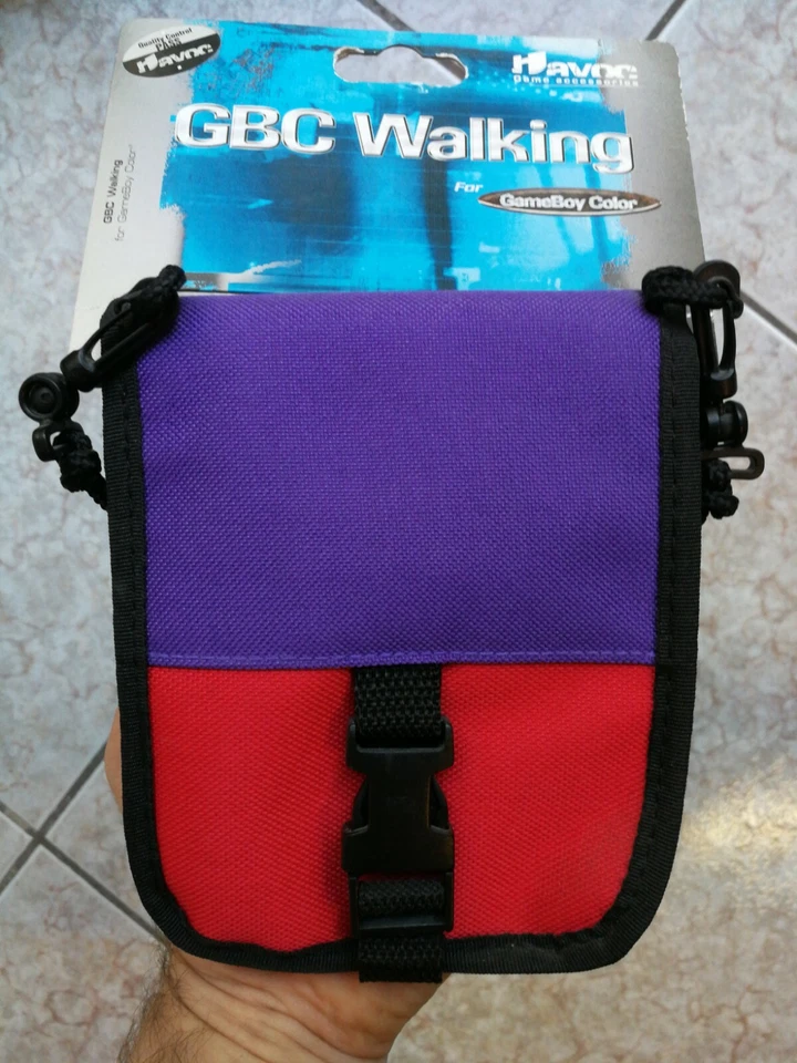 HAVOC GBC WALKING Borsa tracolla in poliestere per Gameboy Game Boy Color NUOVA - Immagine 1 di 2