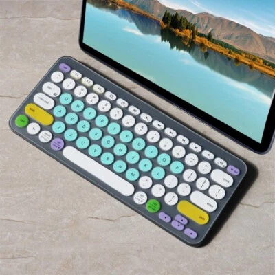 keyboard skin cover for US version  Logitech Pebble 2 Combo Wireless Key - Image 1 of 4