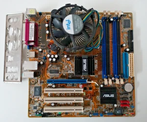 ASUS P5GV-MX Motherboard inkl. CPU - Bild 1 von 9