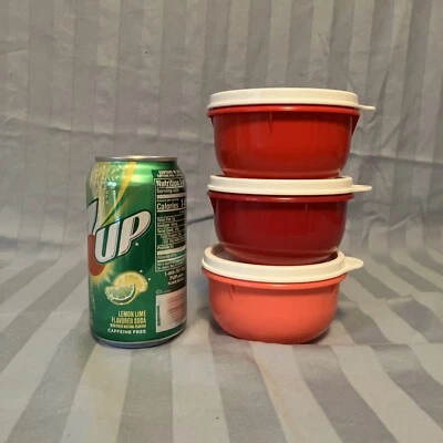 Tupperware Small Snack Bowls & Lids! round containers - Image 1 of 4