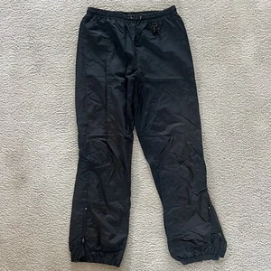 Vintage OBERMEYER Ski Snowboarding Pants Mens Size Large Black Nylon - Picture 1 of 9