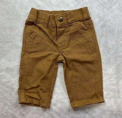 Pantalones de lona Carhartt Duck bebé niño pequeño talla 3M Foto 1 de 4
