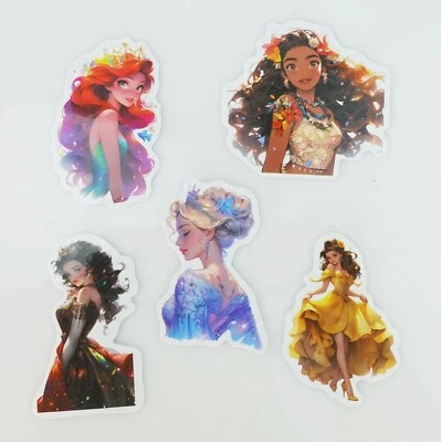 Lindo estuche de teléfono adhesivo diario pegatinas princesa anime coches tazas decoración Foto 1 de 4