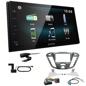 Kenwood Autoradio DAB Bluetooth für Ford Tourneo Transit Custom Nebula anthrazit - Bild 1 von 5