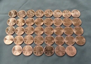 2009-2025 P & D Lincoln Shield Cent - Complete Set of 40  Brilliant Uncirculated - Picture 1 of 8