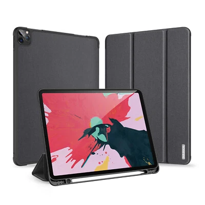 For Apple iPad Pro 11 inch Case PU Leather Magnetic Smart Cover Stand Pen slot - Image 1 of 4