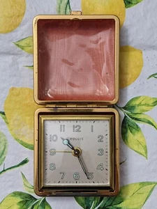 Vintage Rollie travel alarm clock Made in Germany - Picture 1 of 6
