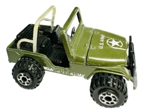 Vintage 1982 Road Champs Coyotes US Army 4X4 Jeep Diecast 1/56 Scale - Picture 1 of 7