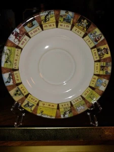 VGUC SAUCER Wolters Noordhoff Ter Steege Dutch Netherlands Words - Picture 1 of 6