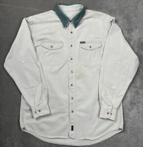 Woolrich Original Outdoorwear Twill Button-Down Casual Shirt Men's Size XL-Tall