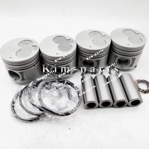New 4 Sets STD Engine Piston & Rings, Clip, Pin for For ISUZU 4JG2 Engine - Picture 1 of 7