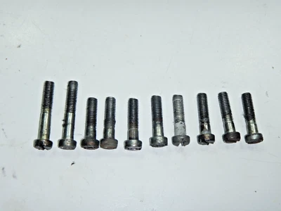 Harley Davidson SX250 250 AMF Aermacchi 1978 cubierta embrague motor tripulaciones pernos Foto 1 de 3