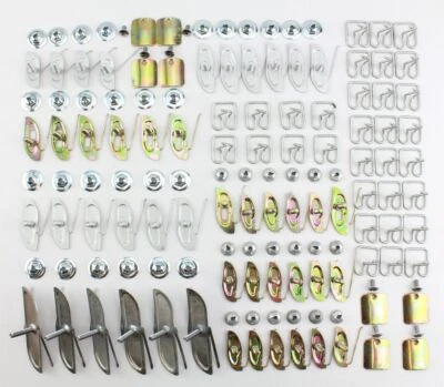 56 Chevy Bel Air 2-Door Side Molding Stainless Trim Clip Set 1956 Chevrolet - Image 1 of 2