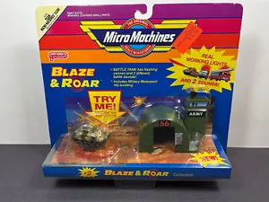 Micro Machines Blaze & Roar #2 Army Military Tank Set 1989 Galoob 6480 - Picture 1 of 7