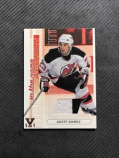 2003-04 ITG ACTION SCOTT GOMEZ GAME-USED JERSEY M-25 PRINT /500 VAULT #ed 1/1