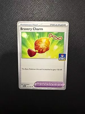 Pokemon Asia Exclusive Bravery Charm Gym Promo Stamped 173/193 - Image 1 of 2