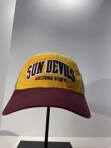 Arizona Sun Devils Adidas Hat Cap Adjustable College Football Trucker Mesh - Picture 1 of 4