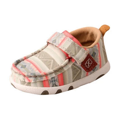 TWISTED X Infant's Hooey Pink Multi Driving Moc (IHYC002) - Image 1 of 4