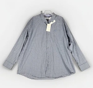 Tommy Bahama Button Up Hemd Herren XXXL Blau Gingham Island Zone Langarm Neu mit Etikett - Bild 1 von 11
