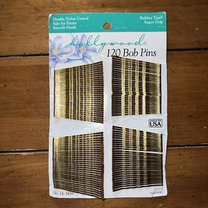 Vintage 120 Bob Pins Double Nylon Coated Rubber Tipped Scolding Locks Made USA - Picture 1 of 5