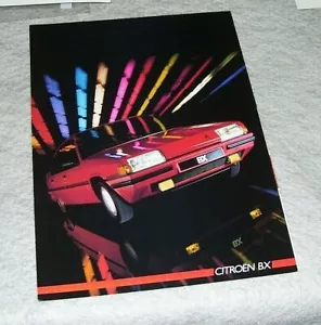CITROEN BX19 GT BX BX14E BX14RE BX19D BX19TRD BROCHURE May 1985 1986 In French - Picture 1 of 3