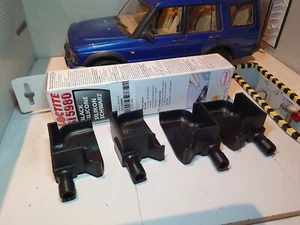 Land Rover Discovery 2 Sunroof Drain Plastic x4 Repair Replacement & Sealant Set - Picture 1 of 12