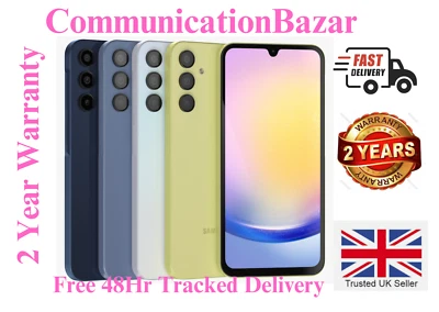 New Sealed Samsung Galaxy A25 Smartphone 128GB Unlocked 5G Dual Sim 2024 Model - Image 1 of 4