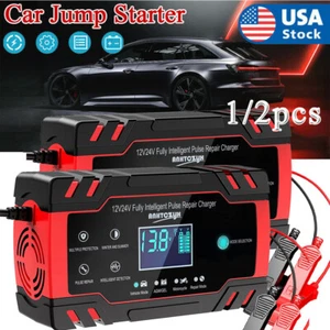 Arrancador De Carro Bateria Cargador Para Auto Cargador Rechargable 12V AGM/GEL - Picture 1 of 17