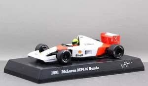 Kyosho 1/64 Ayrton Senna Formula One Collection Mclaren Honda F1 Mp4/6 1991 No.1 - Picture 1 of 4