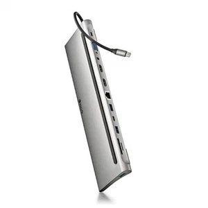 WONDERDOCK12 NGS USB Hub Silver Gray - Picture 1 of 3