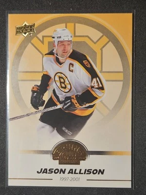 23-24 Upper Deck Bruins Centennial Jason Allison 🚨🚨🚨 Gold Base - Image 1 of 2