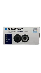 Blaupunkt GTX630 6.5" 6.5 inch 3-way Car Coaxial Speakers Pair 300 Watts Max - Picture 1 of 6