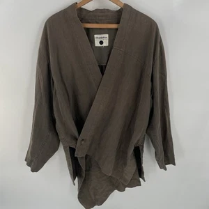 Vintage Plantation by Issey Miyake Linen Shirt/Jacket - Beige (see measurements) - Picture 1 of 19