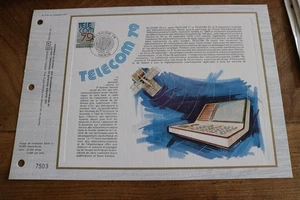 feuillet CEF 1979 premier 1er jour TELECOM 510 - Picture 1 of 1