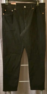 New Levi's Jeans Womens 32x29 Straight Leg Button Fly Black NWT - Picture 1 of 10