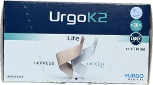 (2 Boxen) Urgo Medical 553246 URGOK2 Kit Lite Größe 2 4" 8/2027 UGLY BOX - Bild 1 von 1